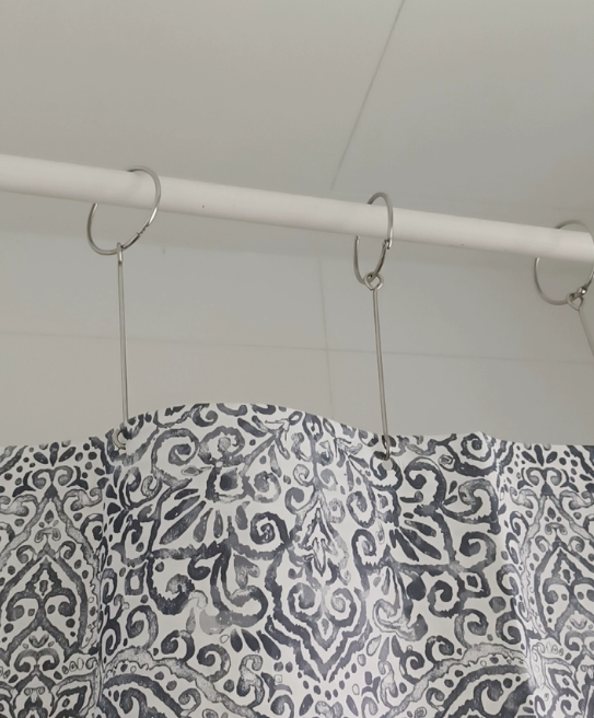Stainless steel shower curtain, extended hanging buckle, open mouth, shower curtain, extended hanging strip, not long enough, rust proof hook