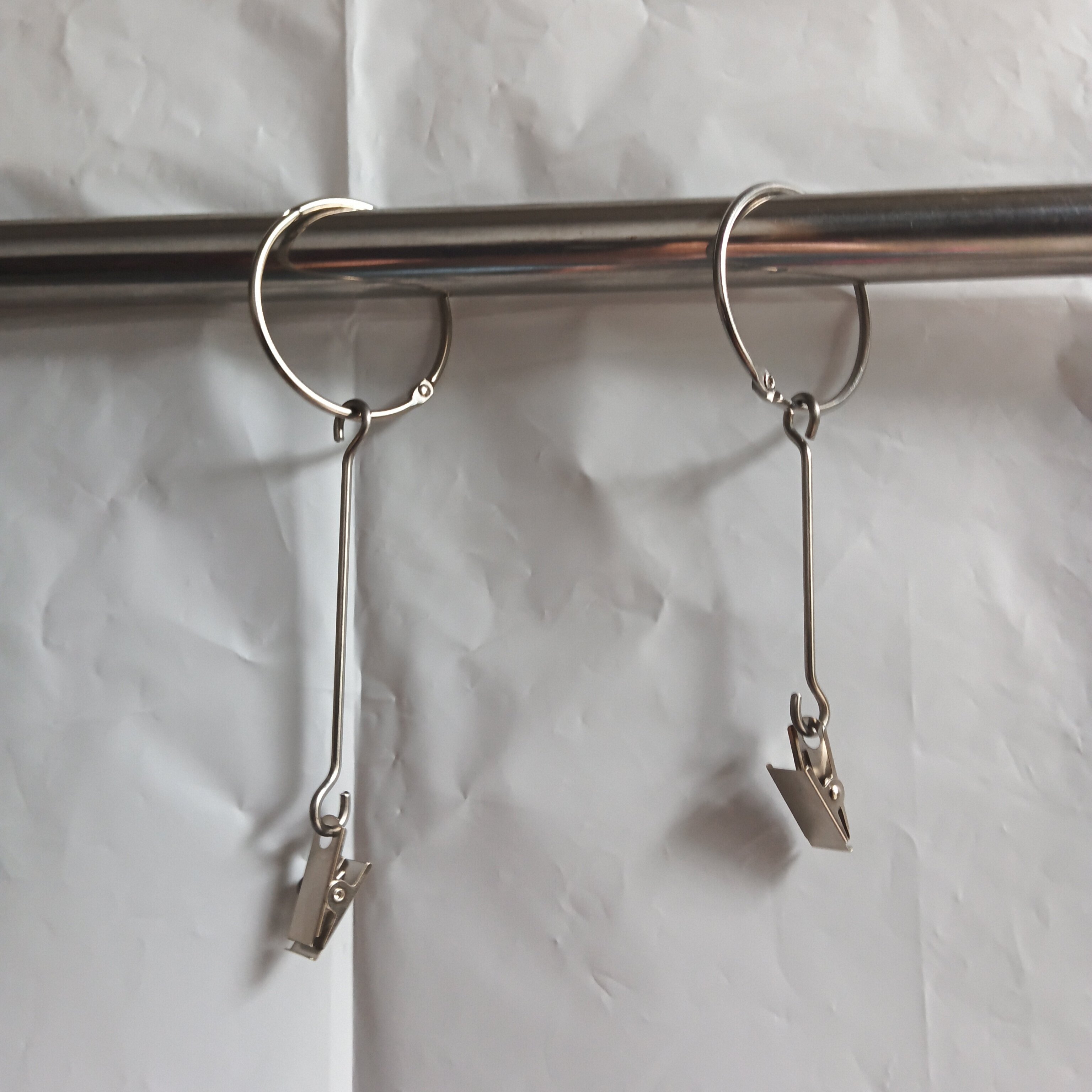 Clip shower curtain, extended hanging strip, cloth curtain, extended hanging, long hanging buckle, extended hanging strip, clip shower curtain, extended shower curtain