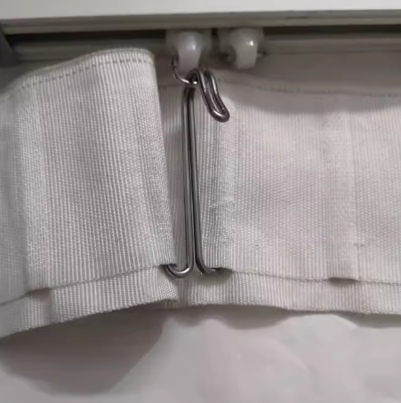 Stainless steel hook curtain 5.5cm standard style curtain hook cloth with hook accessories 2-claw wrinkled hook